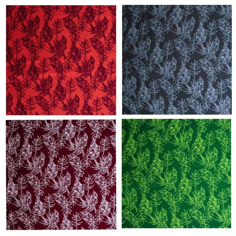 Hammock Fern Banana Leaf Fabric| Rayon