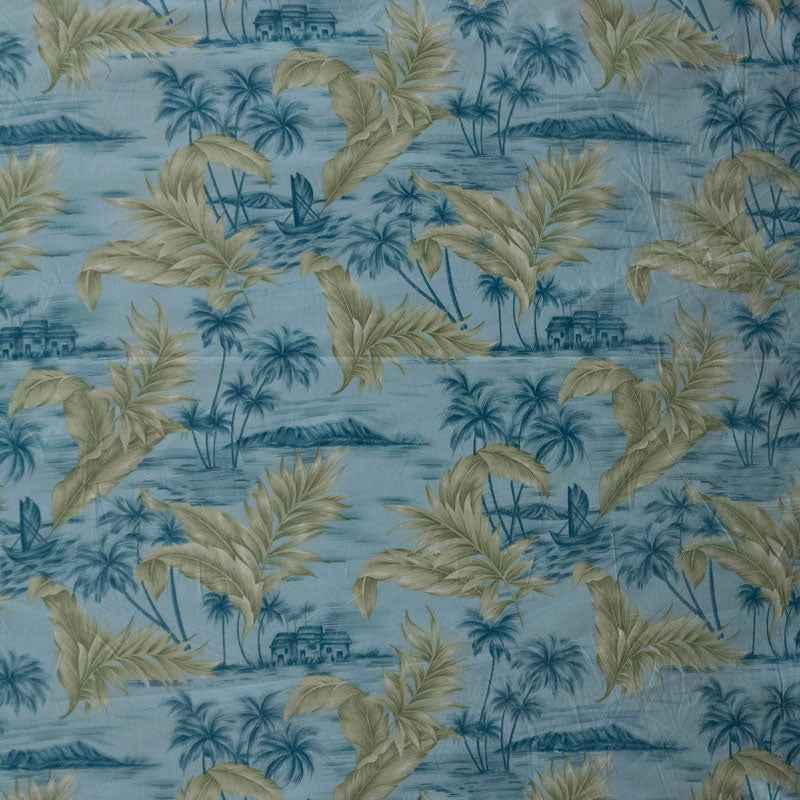 Island Areca Palm Peachskin Fabric | Islands Fabric