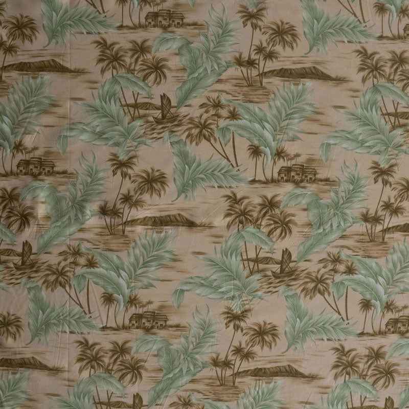 Island Areca Palm Peachskin Fabric | Islands Fabric