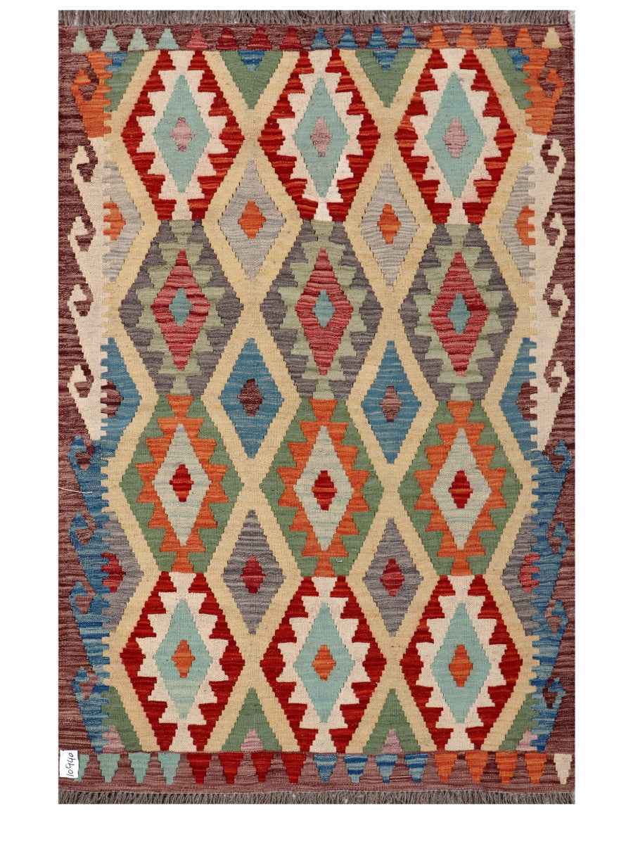 Tapis Kilim Maimana Afghanistan - 189 x 123 cm