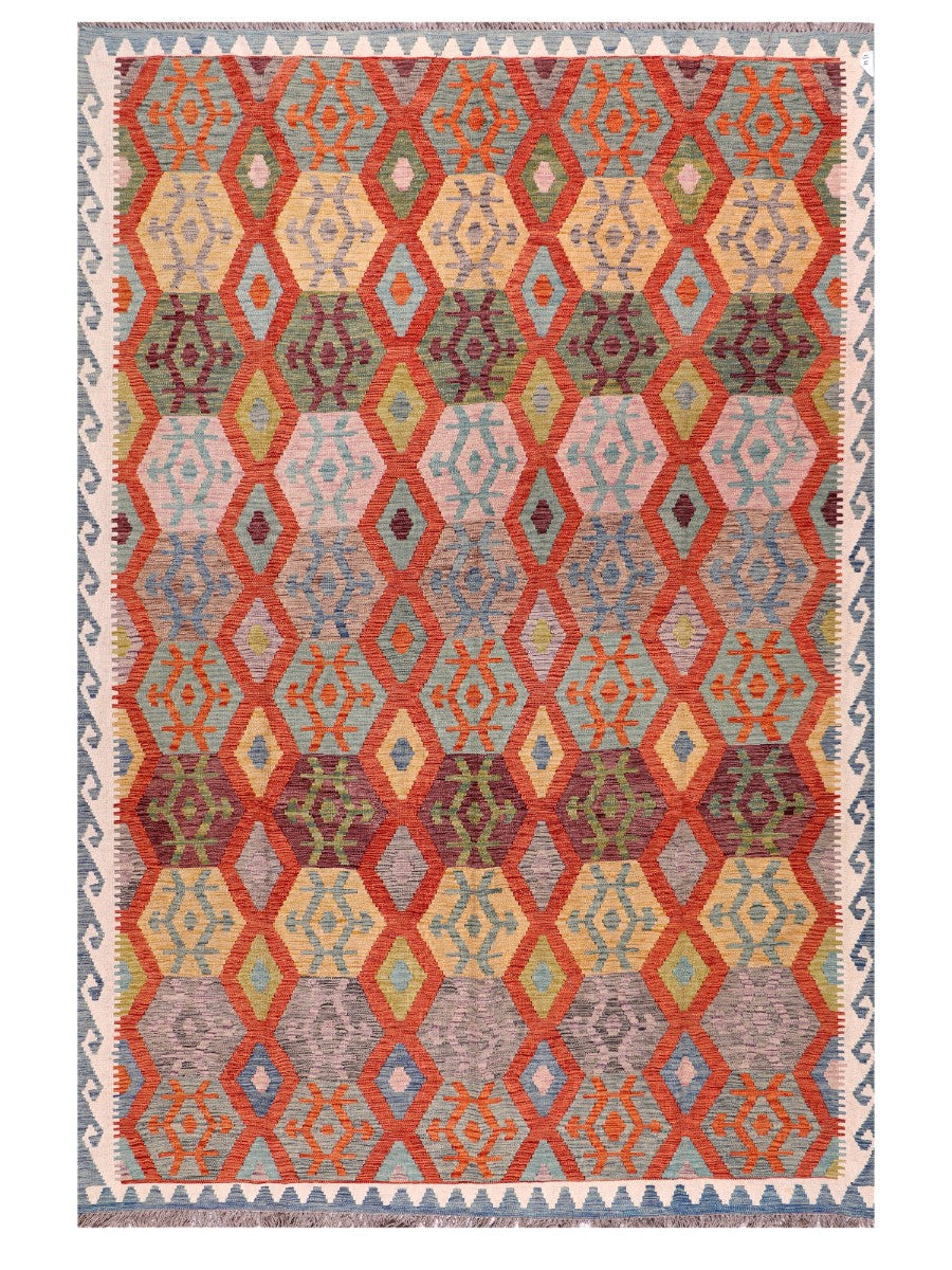 Tapis Kilim Maimana Afghanistan - 297 x 203 cm