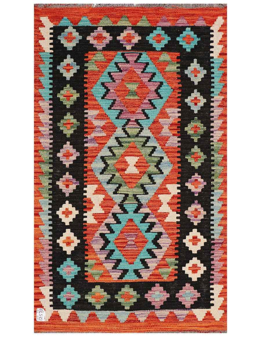 Maimana Afghanistan Kilim Rug - 131 x 80 cm