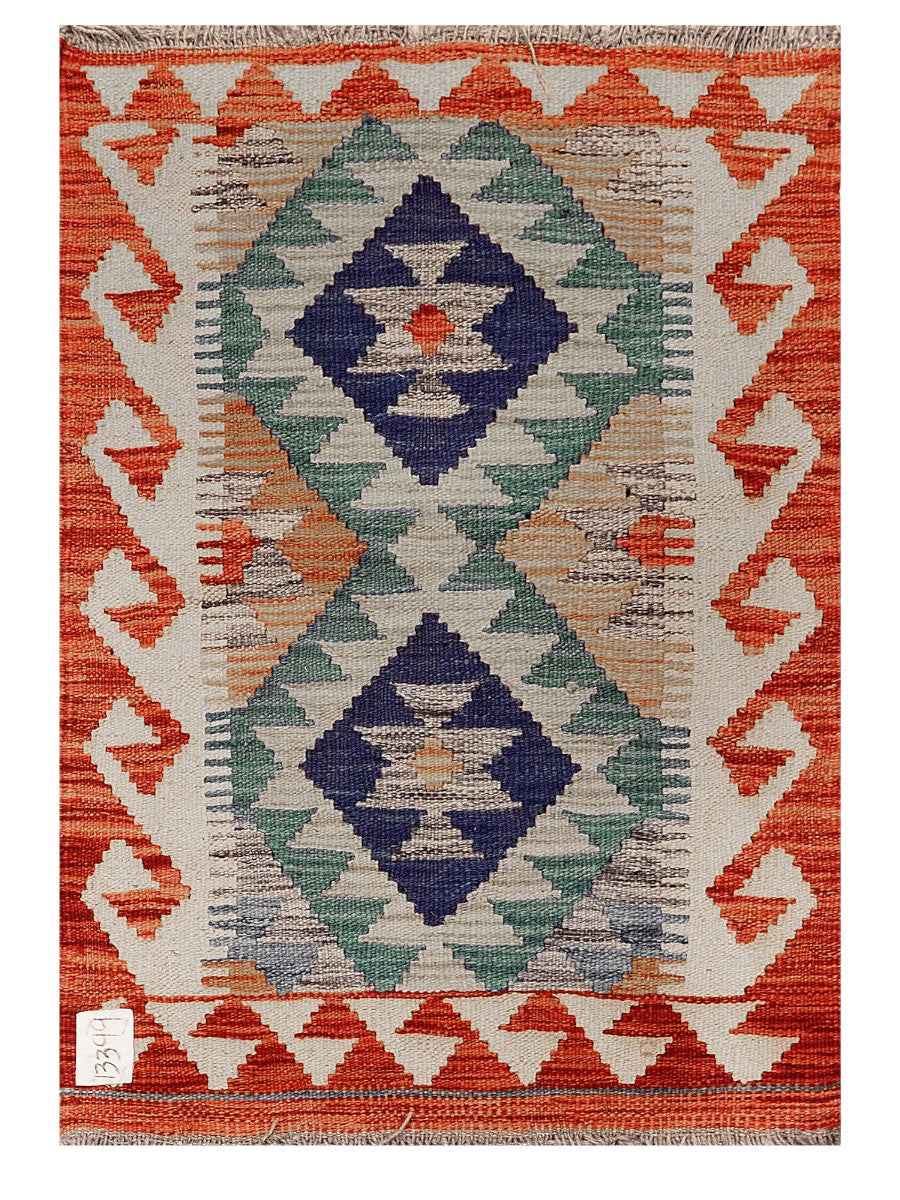 Maimana Afghanistan Kilim Rug - 86 x 60 cm