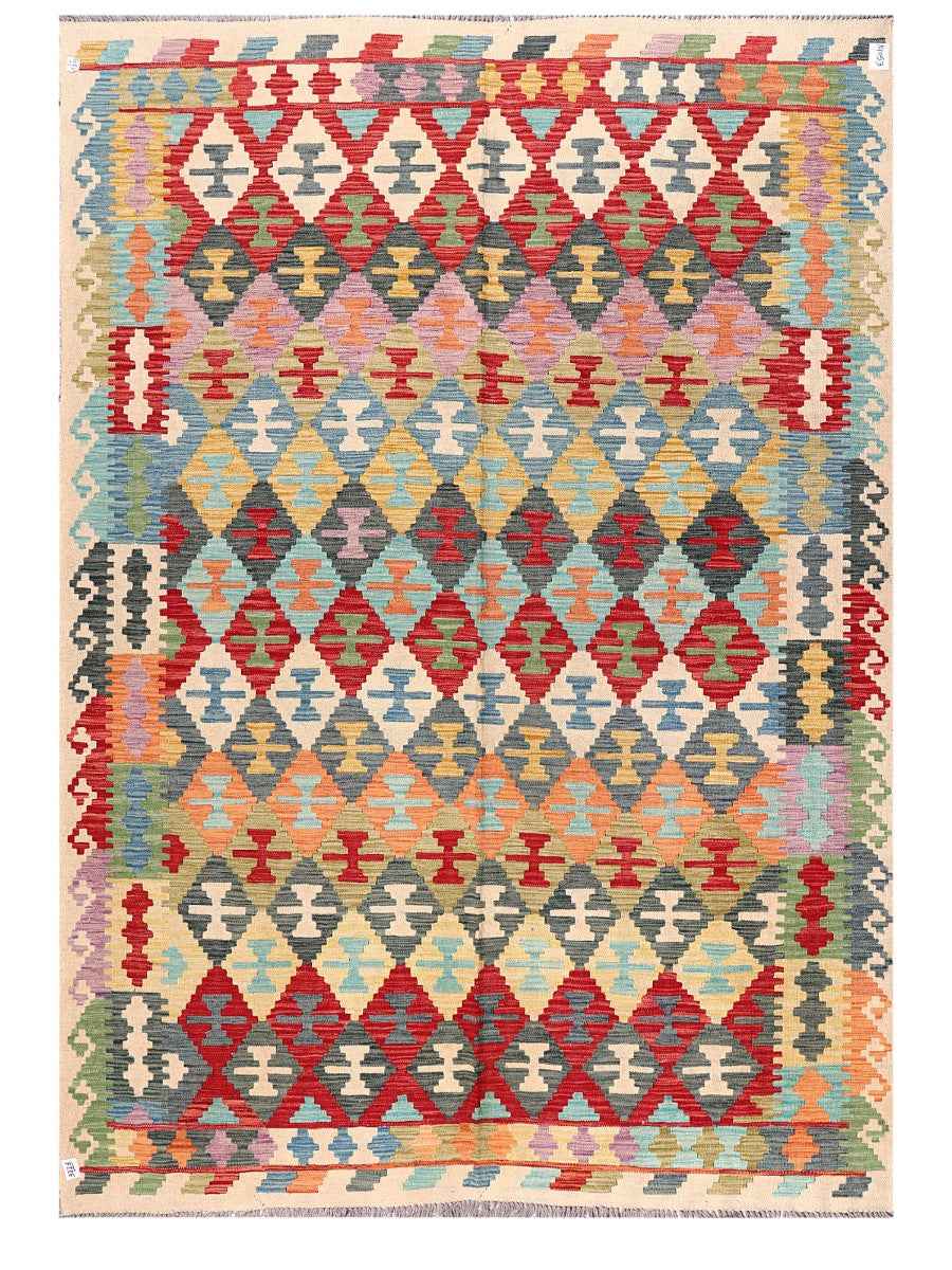 Tapis Kilim Maimana Afghanistan - 286 x 202 cm