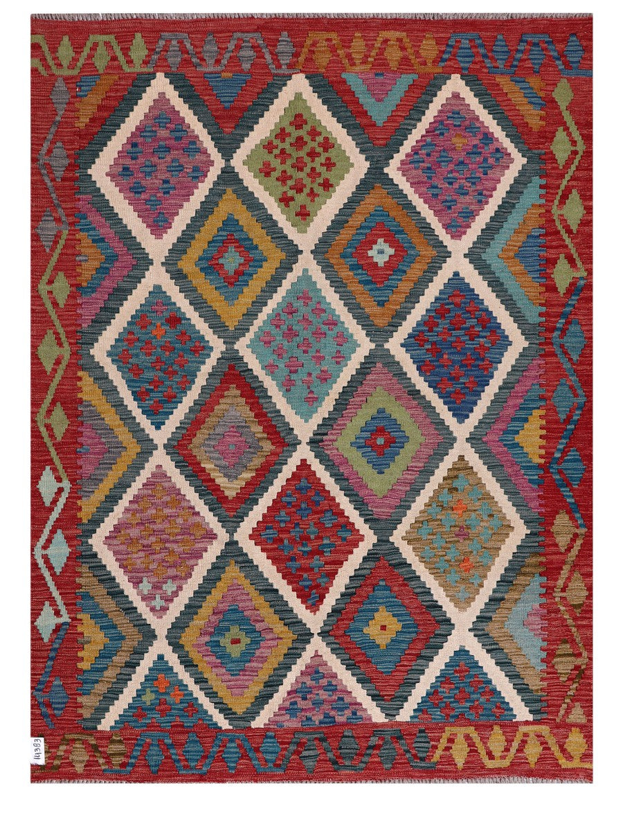 Tapis Kilim Maimana Afghanistan - 203 x 152 cm