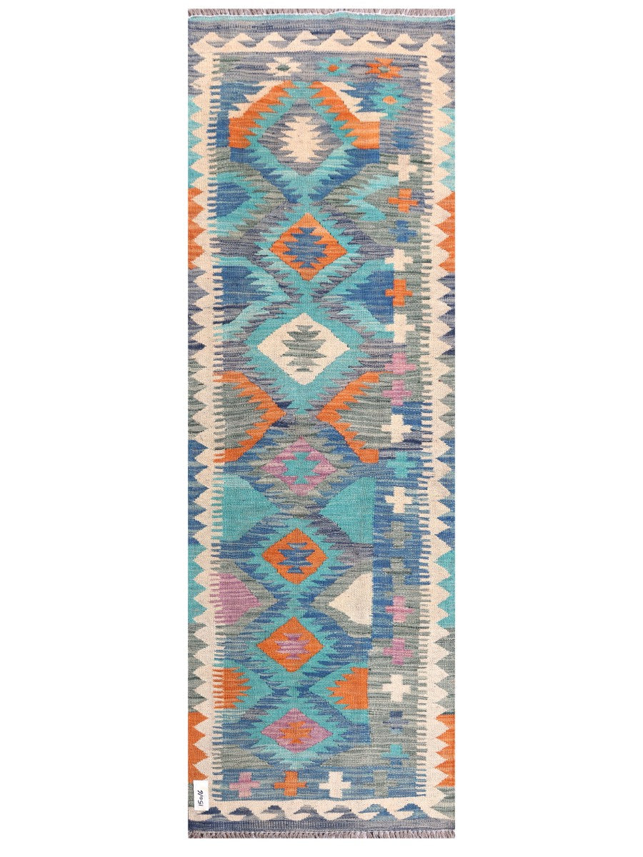 Tapis Kilim Maimana Afghanistan - 199 x 66 cm