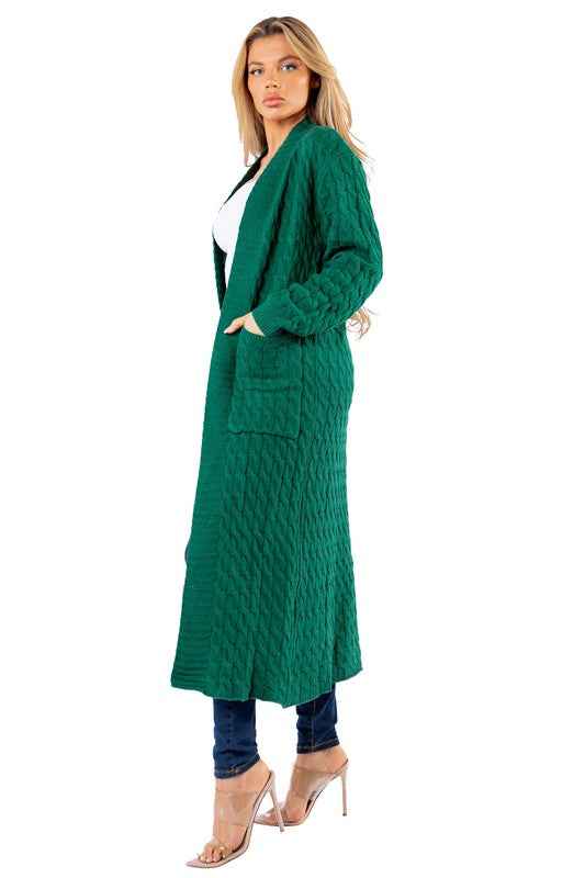 CARDIGAN LONG MAXI PULL MODE FEMME