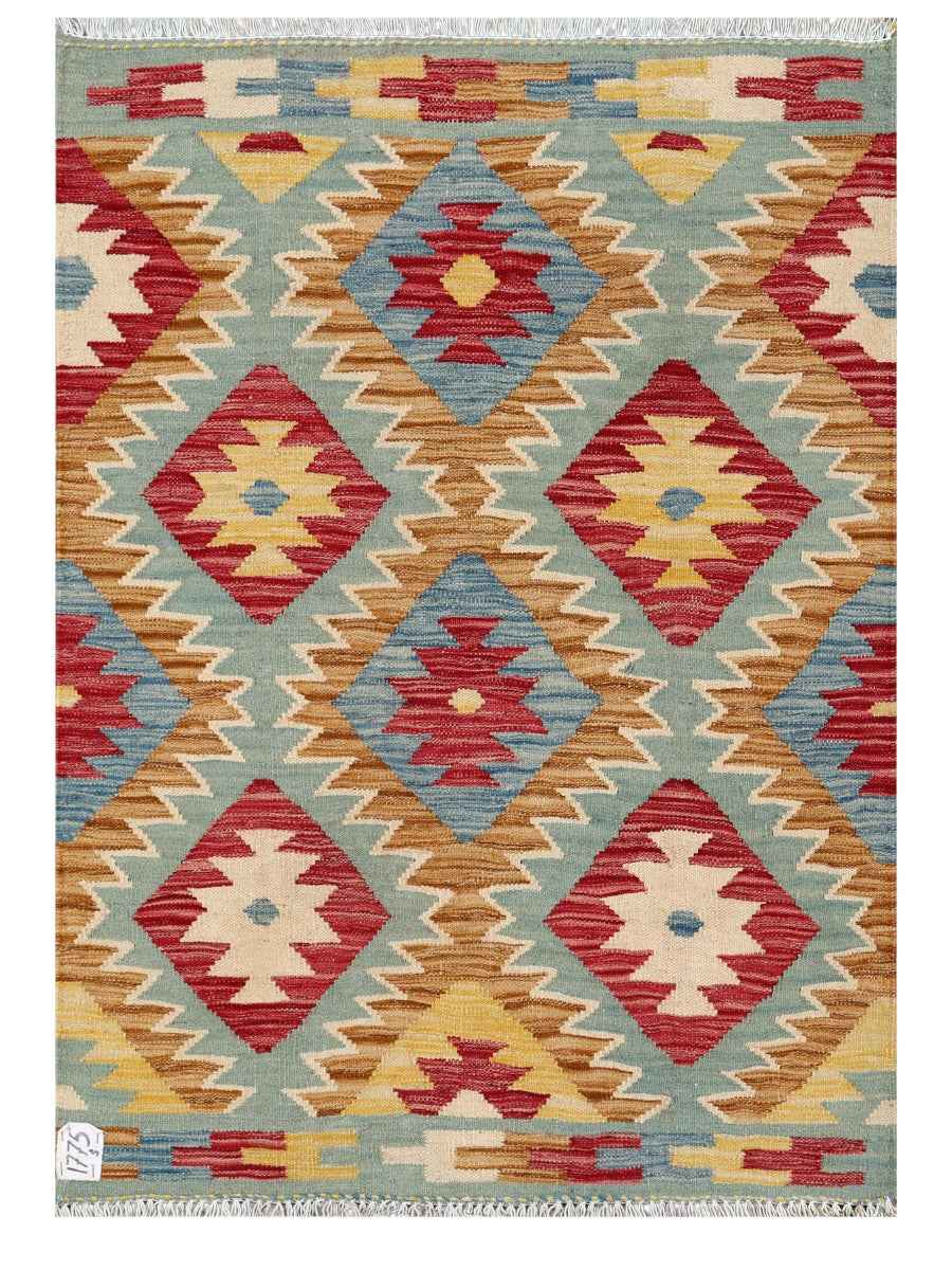 Maimana Afghanistan Kilim Rug - 114 x 80 cm