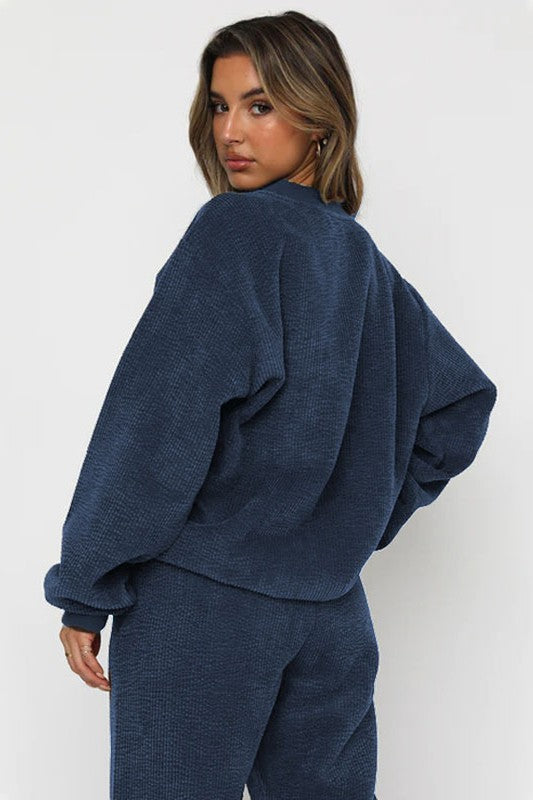 CONJUNTO WESTERN DE DOS PIEZAS DE PANA PARA MUJER