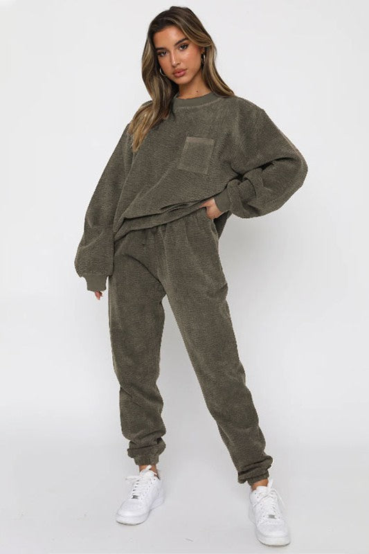 CONJUNTO WESTERN DE DOS PIEZAS DE PANA PARA MUJER