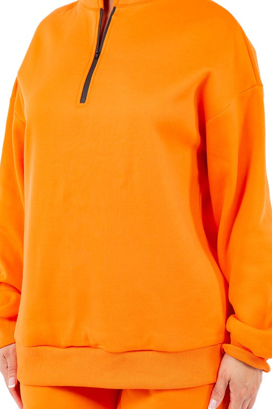 CONJUNTO DE SUDADERA Y PANTALÓN CORTO DE MODA PARA MUJER