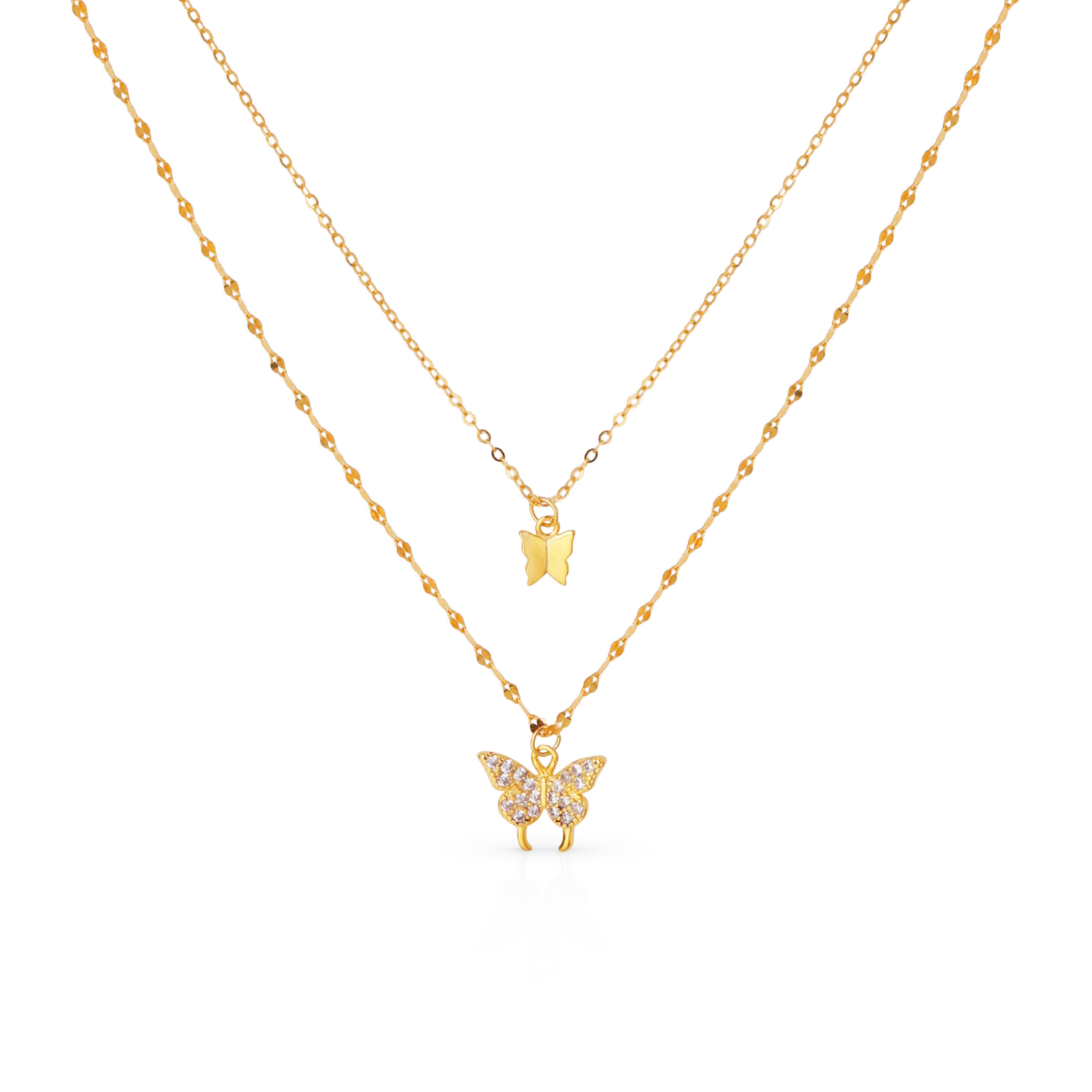 CHRISTIA BUTTERFLY NECKLACE - Lolomo!
