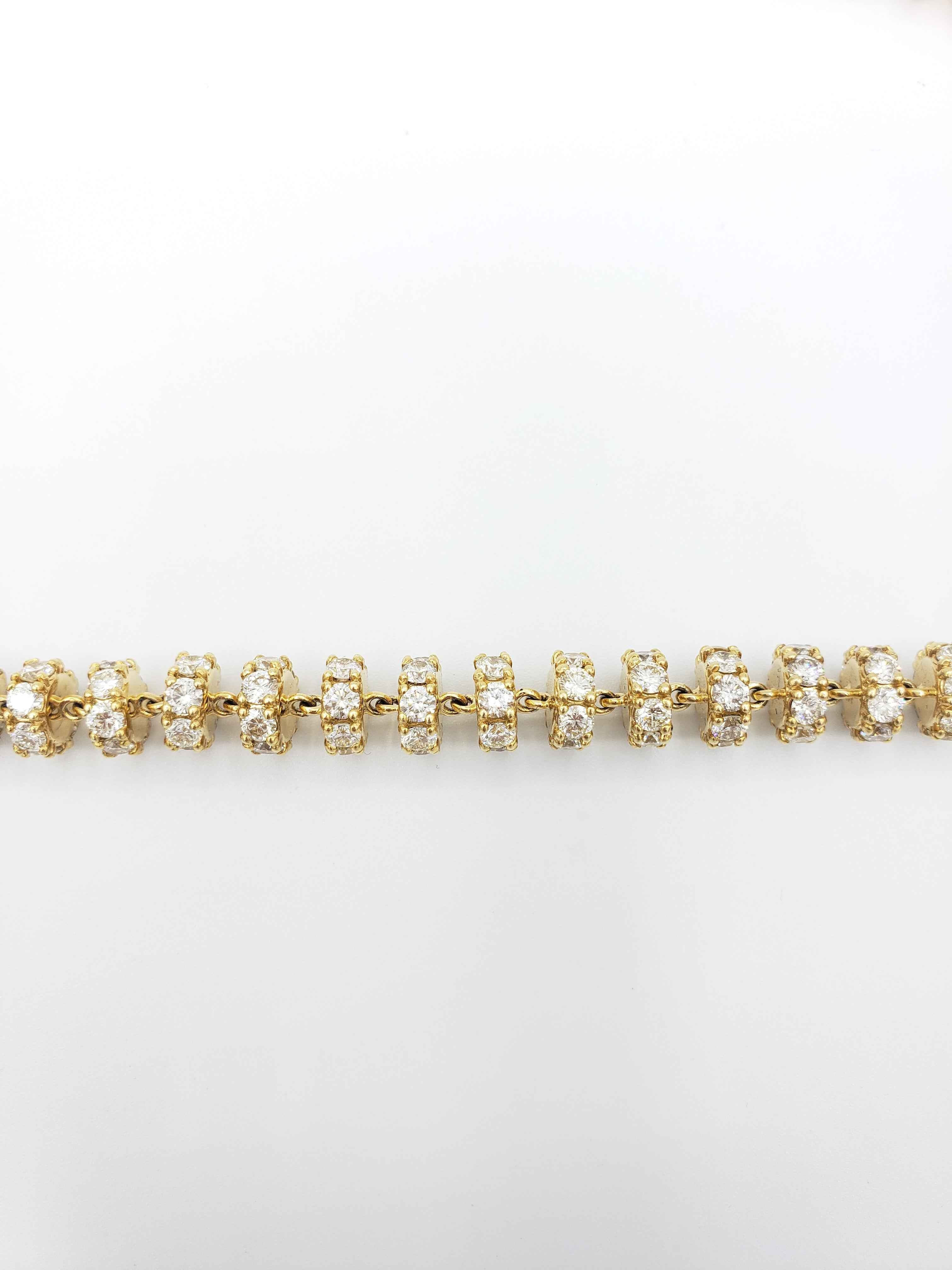 14K Gold- Diamond Disc Chain | 136 Grams