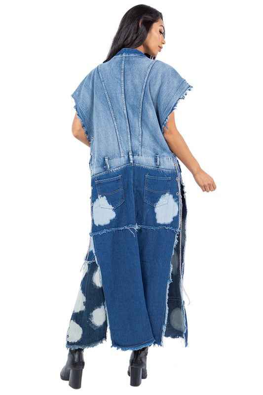 GILET EN JEAN MODE FEMME