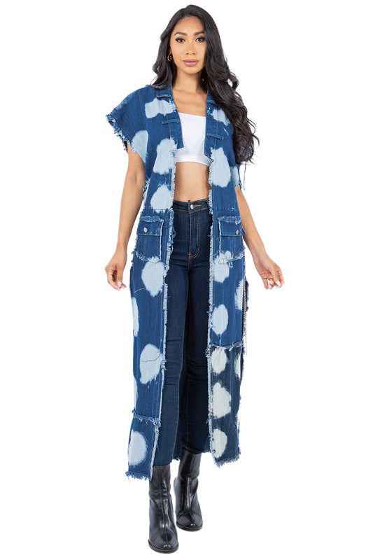 GILET EN JEAN MODE FEMME