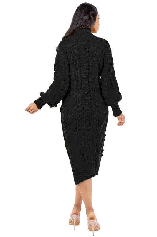 VESTIDO SUÉTER DE MODA PARA MUJER