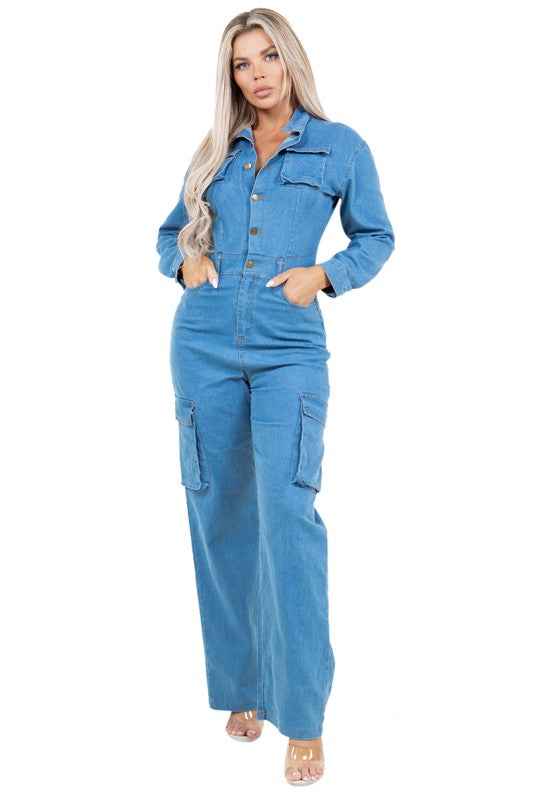 COMBINAISON EN JEAN MODE FEMME