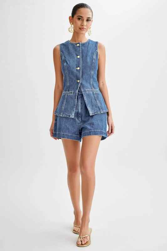 ENSEMBLE DEUX PIÈCES EN JEAN MODE FEMME
