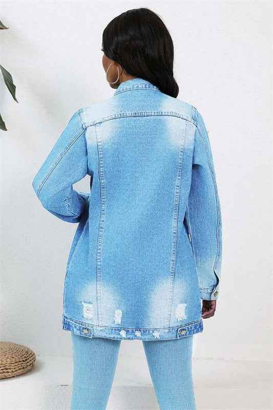 VESTE DE CAMIONNEUR EN JEAN MODE FEMME