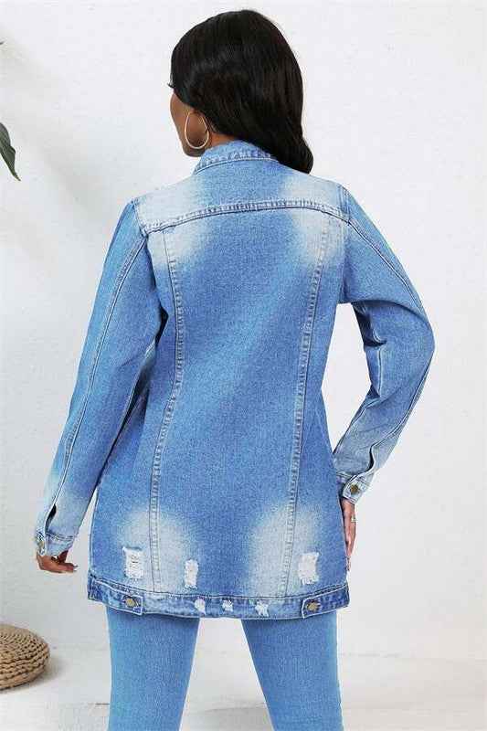 VESTE DE CAMIONNEUR EN JEAN MODE FEMME