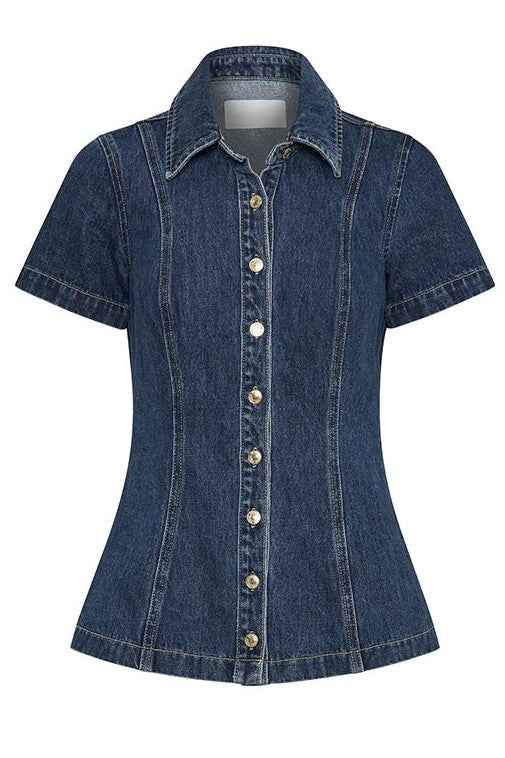 ENSEMBLE SHORT DEUX PIÈCES EN JEAN MODE FEMME