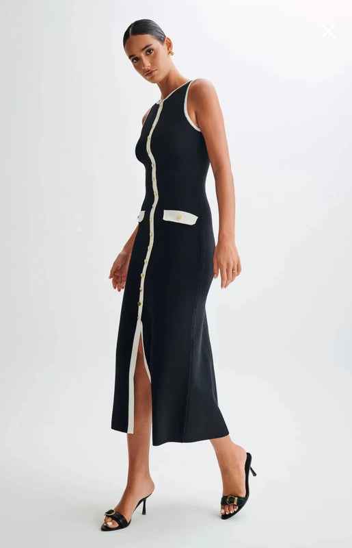 WOMEN FASHION LONG MIDI SWEATER DRESS