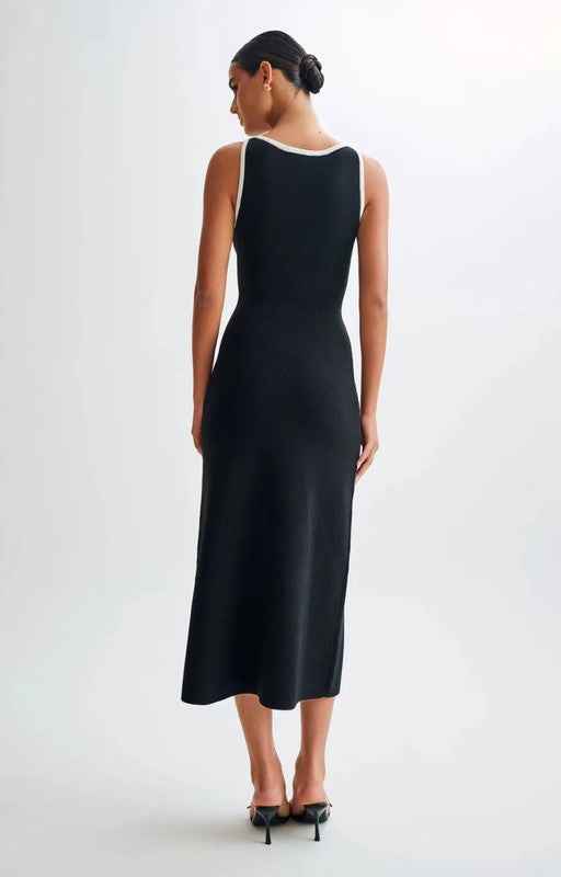 WOMEN FASHION LONG MIDI SWEATER DRESS
