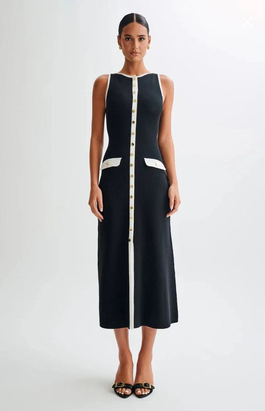 VESTIDO SUÉTER LARGO MIDI DE MODA PARA MUJER