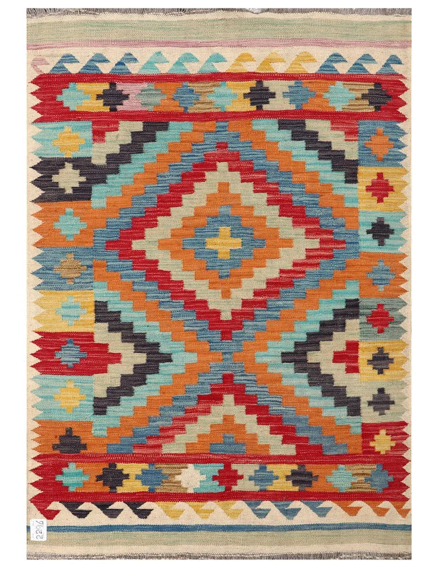Tapis Kilim Maimana Afghanistan - 146 x 102 cm