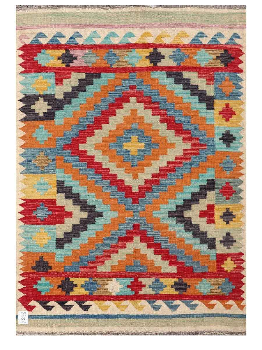 Maimana Afghanistan Kilim Rug - 146 x102 cm