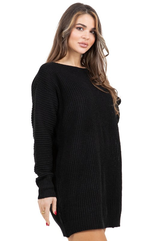 VESTIDO SUÉTER DE MODA PARA MUJER