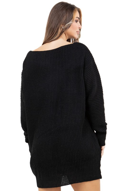 VESTIDO SUÉTER DE MODA PARA MUJER