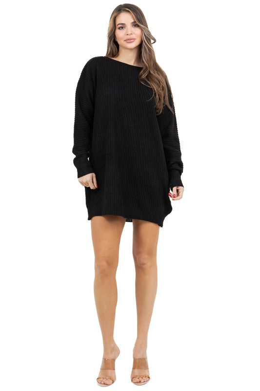 VESTIDO SUÉTER DE MODA PARA MUJER