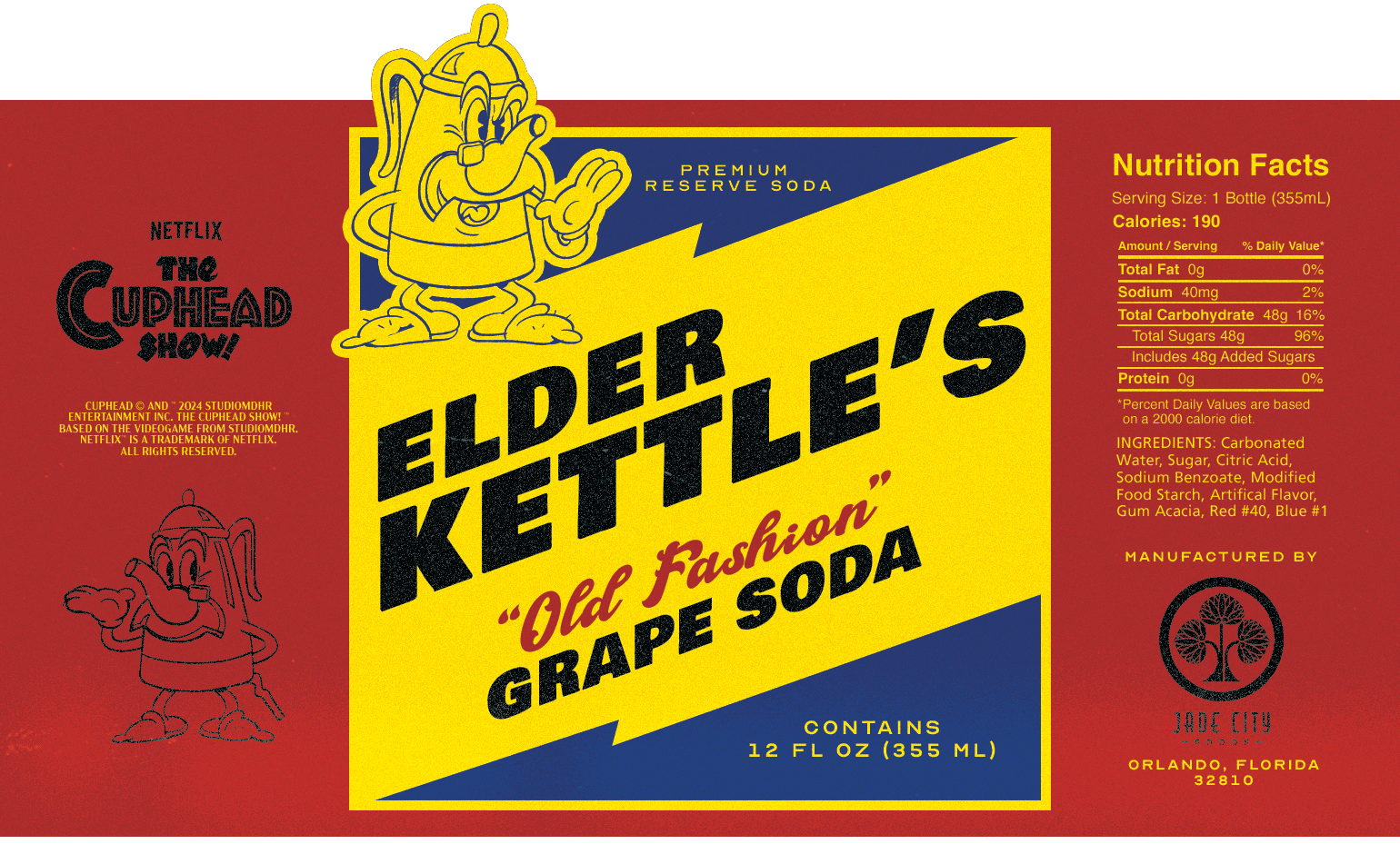 Refresco de uva Elder Kettle