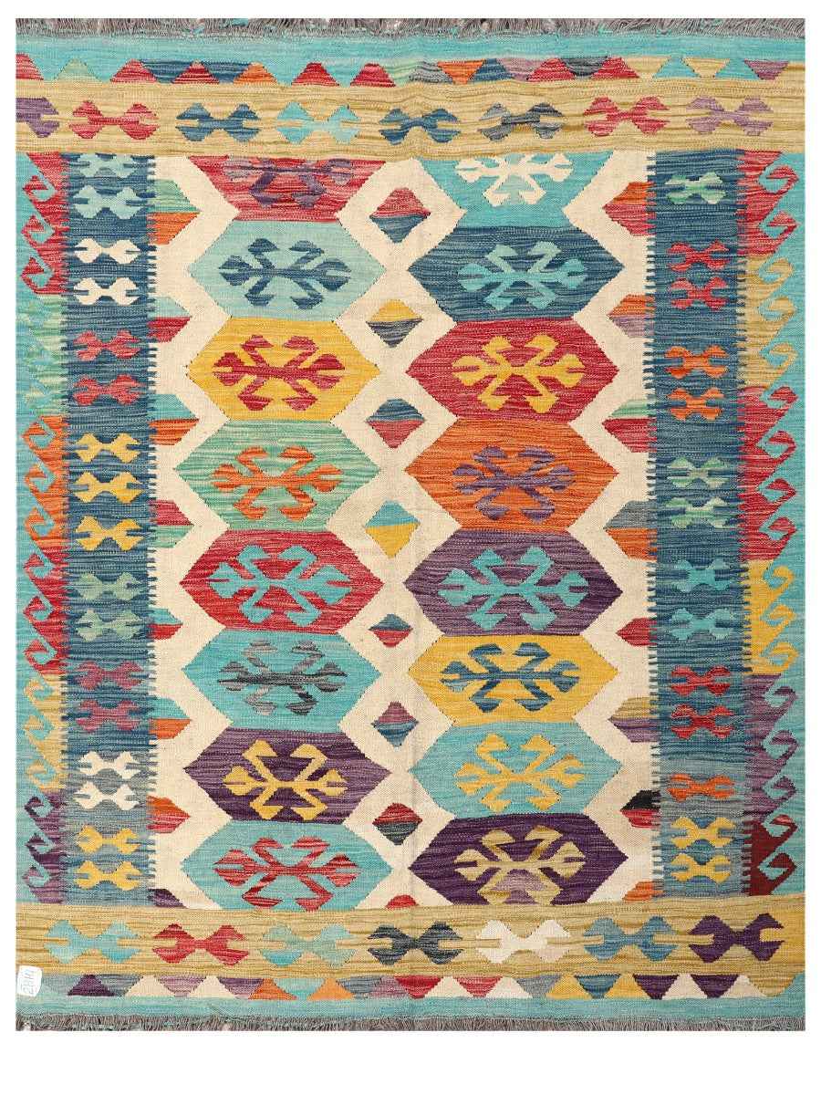 Tapis Kilim Maimana Afghanistan - 195 x 152 cm