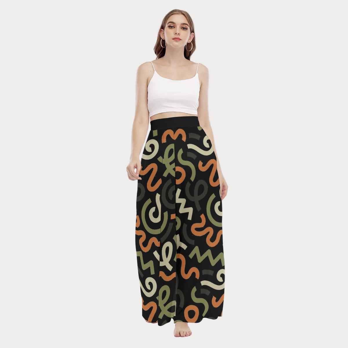 Pantalones anchos con estampado Argo para mujer de Brooklyn Republic™