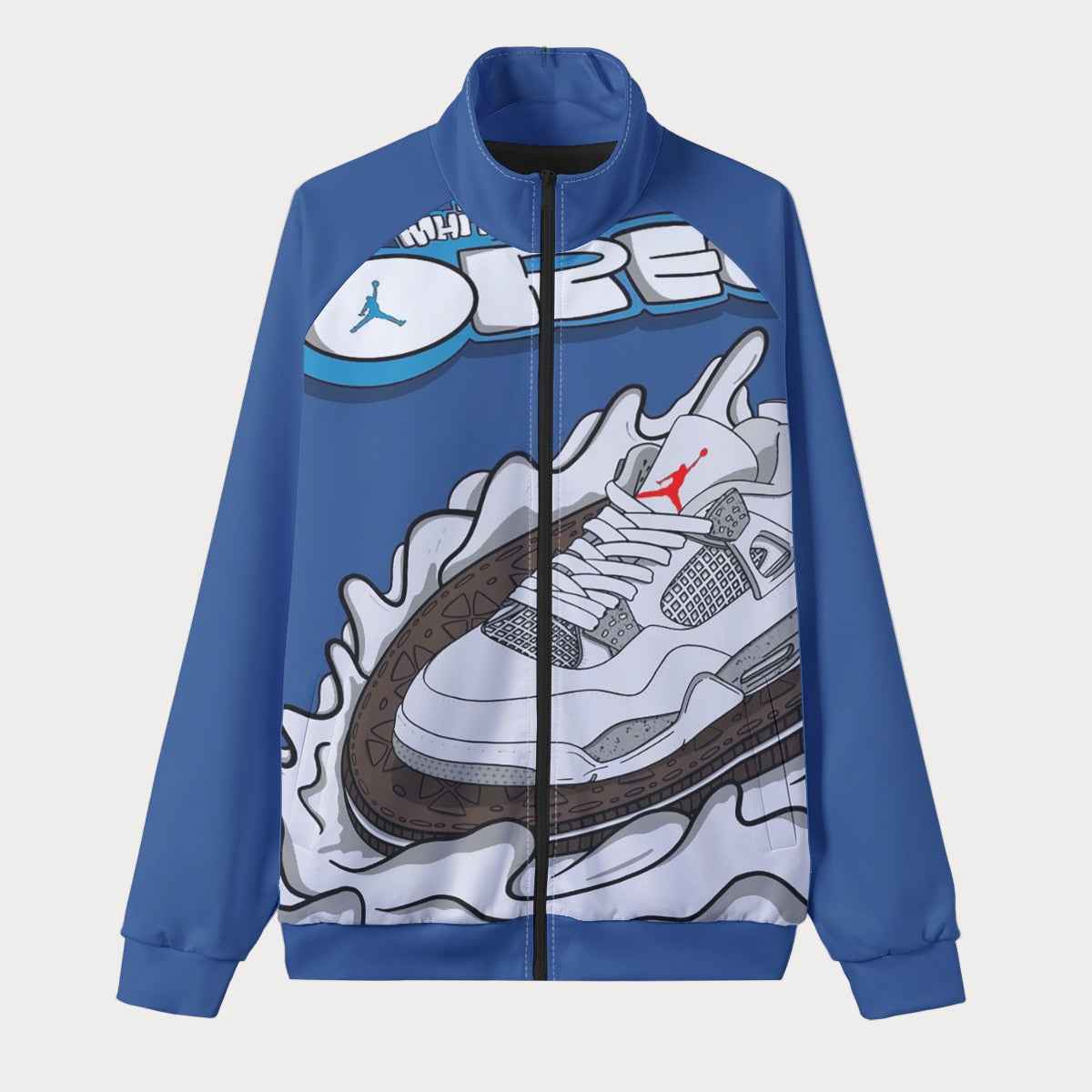 Chaqueta de satén AJ4 "Oreo" de Sole Providerz™