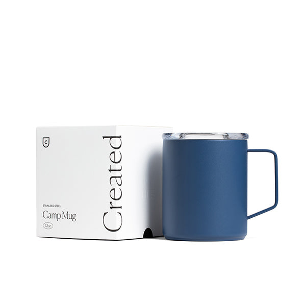 Tasse de camping 12 oz - Bleu Pacifique