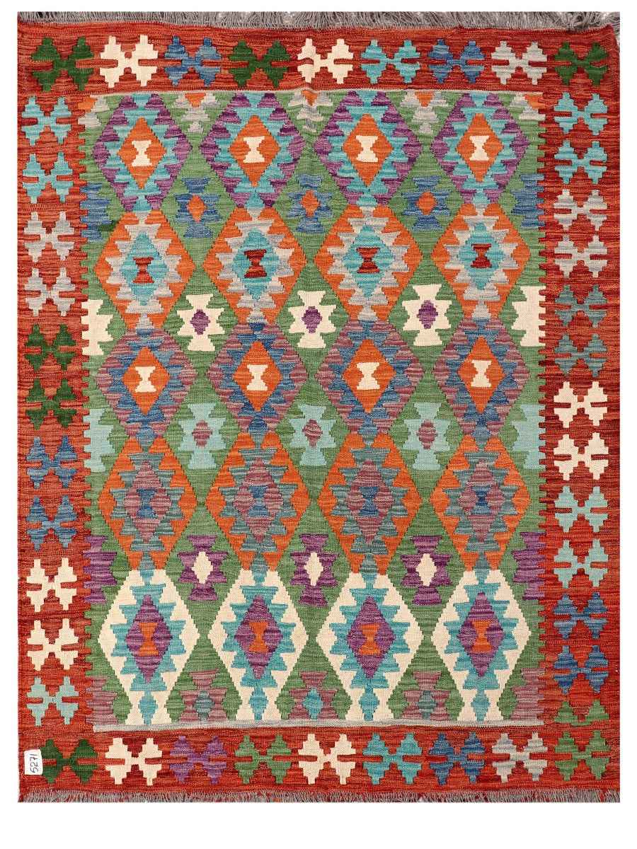 Tapis Kilim Maimana Afghanistan - 201 x 154 cm
