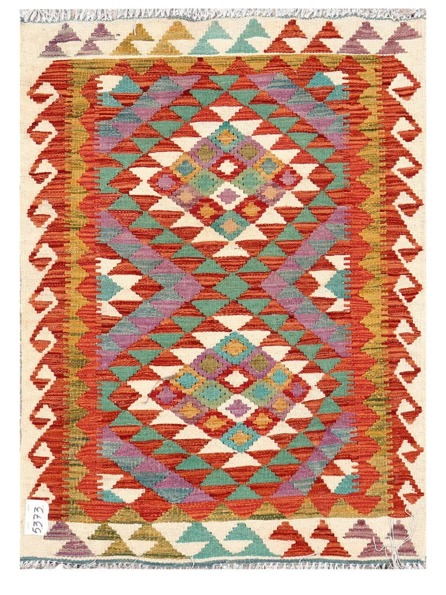 Tapis Kilim Maimana Afghanistan - 113 x 82 cm