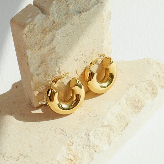 VIRGINIE MOULIN GOLD EARRINGS