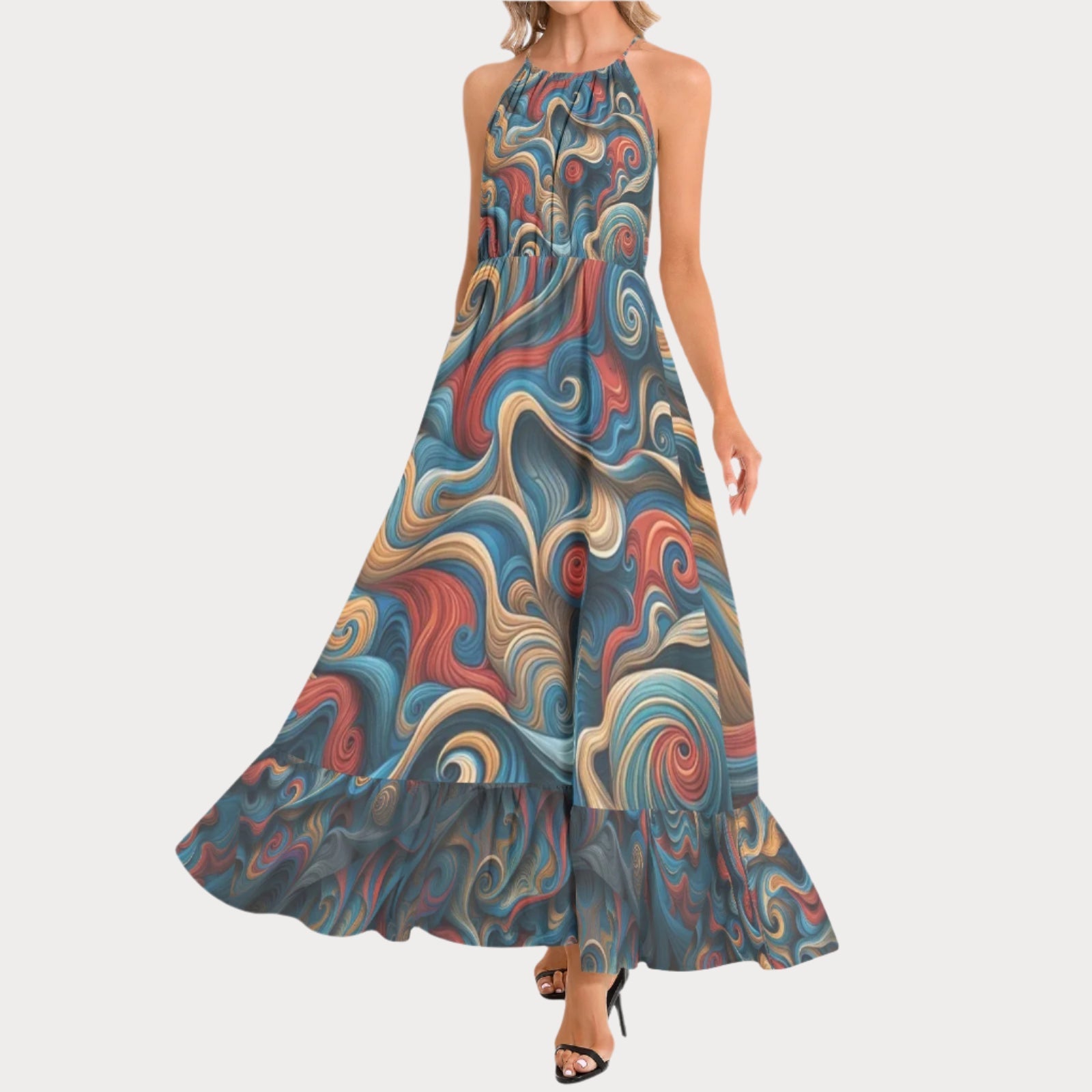 Bohemian Romance Complete Outfit - Fringe Jacket & Maxi Dress