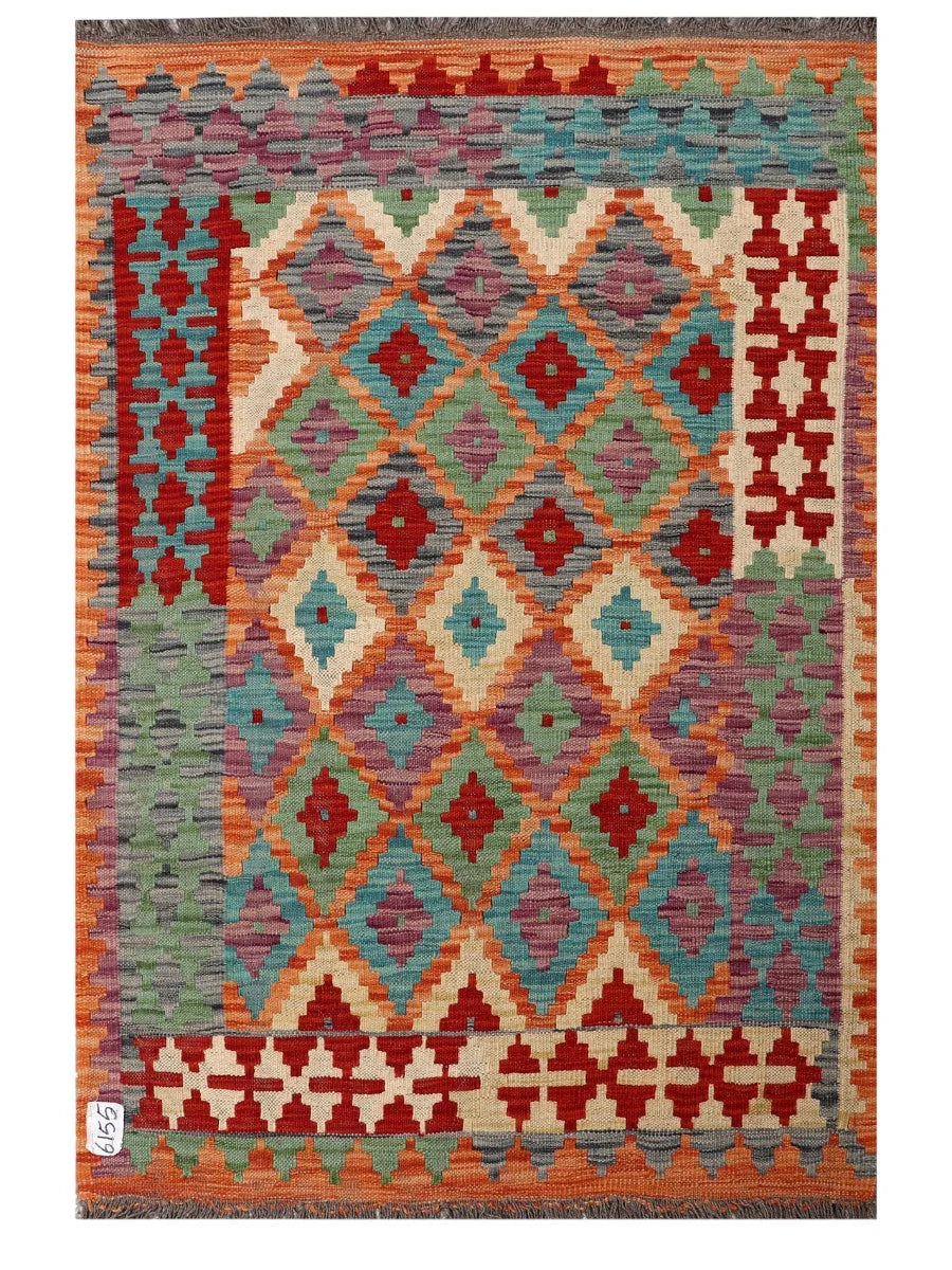 Tapis Kilim Maimana Afghanistan - 146 x 99 cm