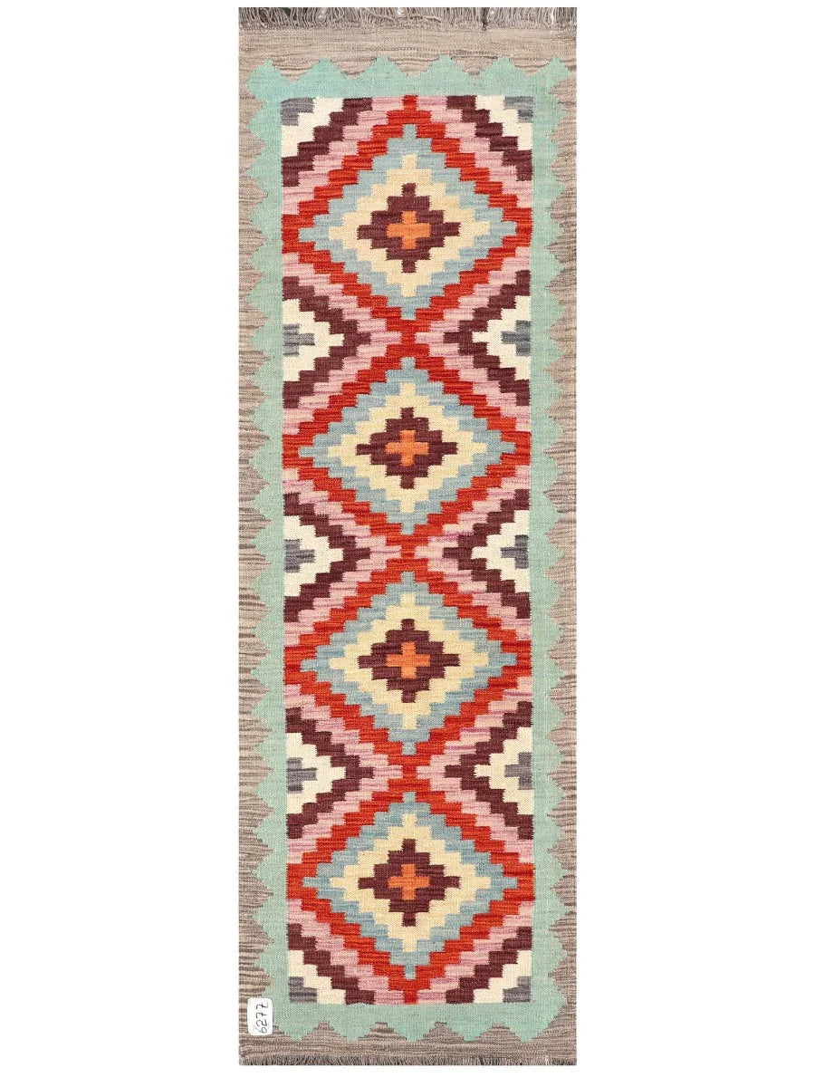Tapis Kilim Maimana Afghanistan - 197 x 63 cm