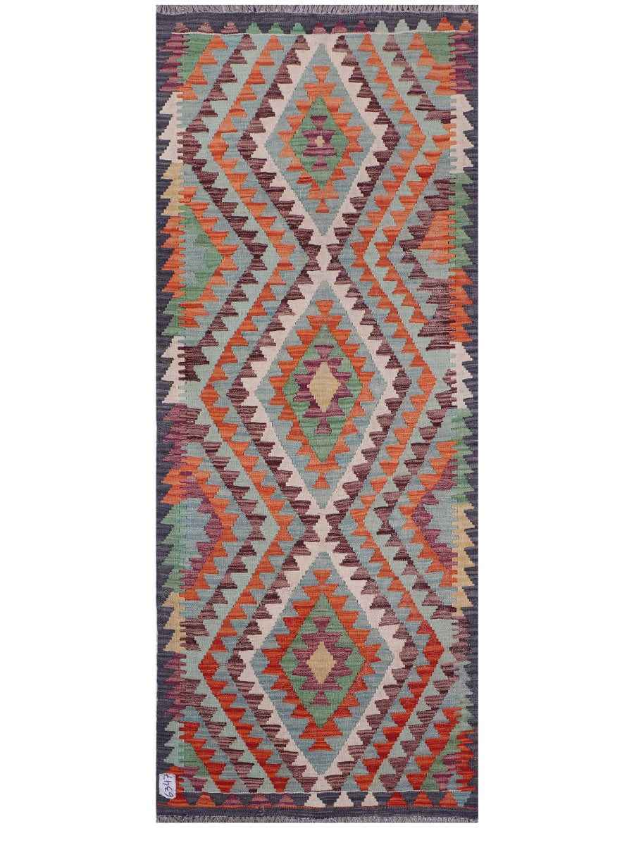Tapis Kilim Maimana Afghanistan - 203 x 79 cm