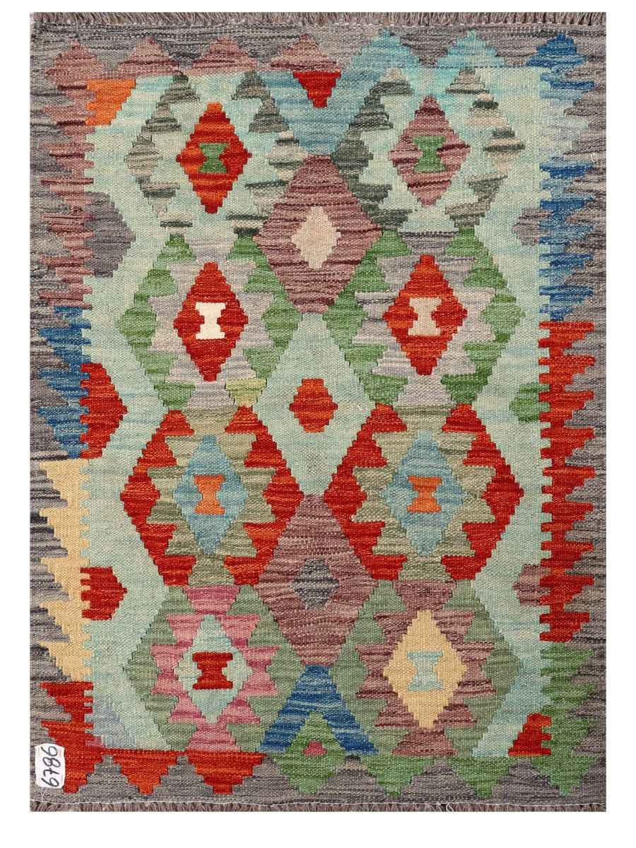 Tapis Kilim Maimana Afghanistan - 111 x 80 cm