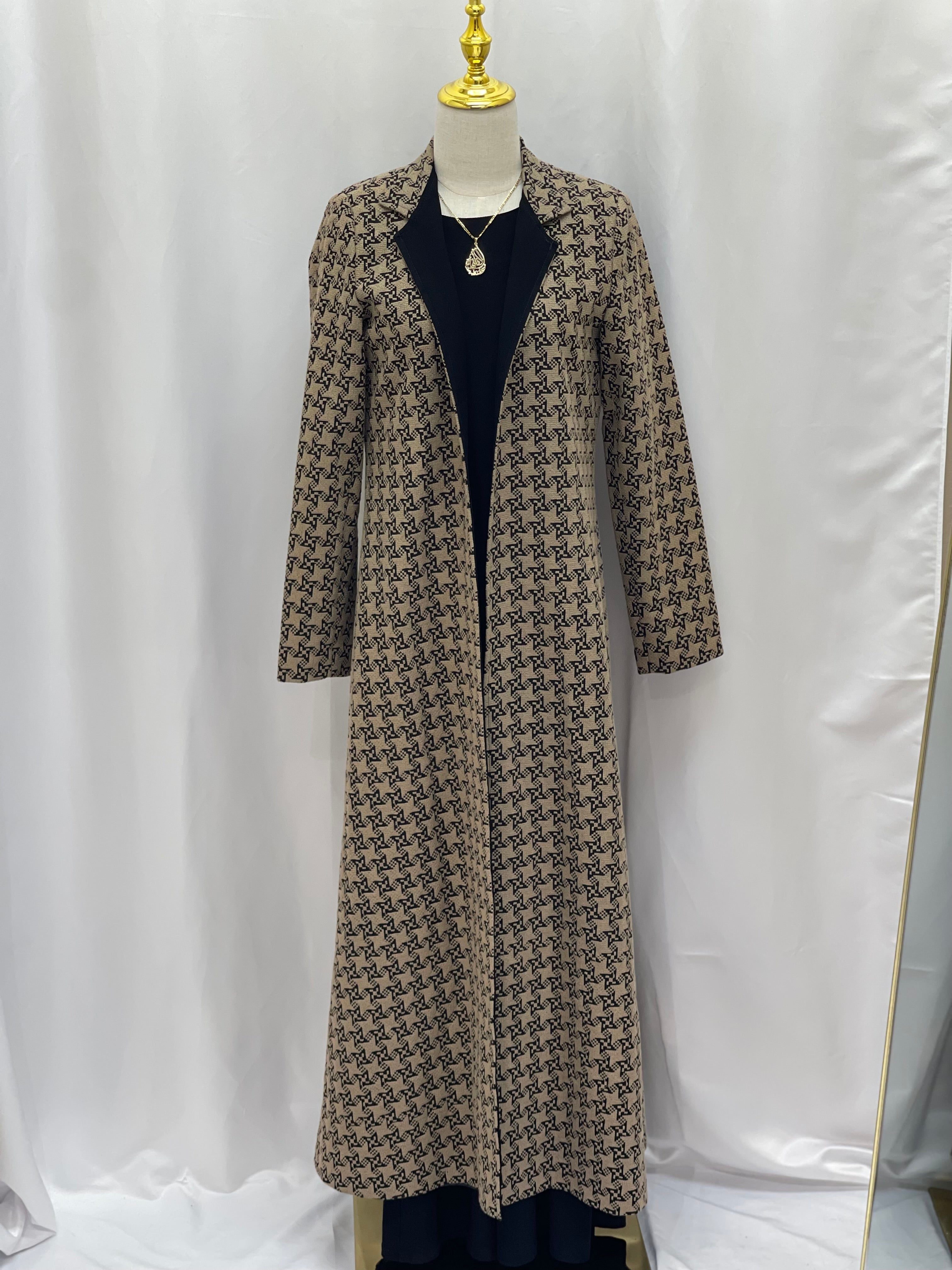 Embroidered Long Jacket for Women - Stylish and Versatile Outerwear