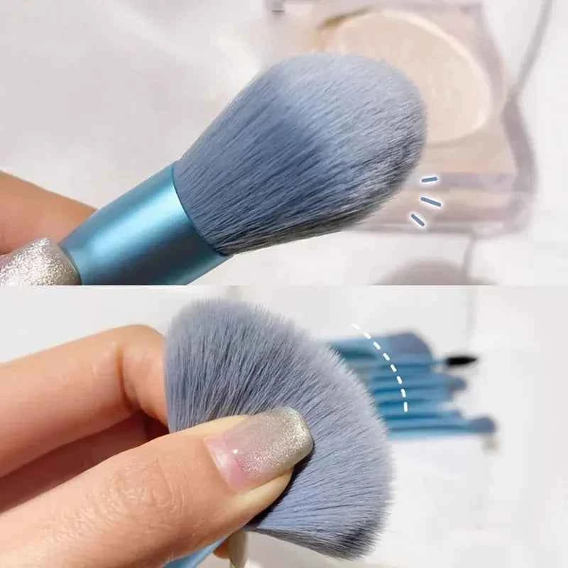 8Pcs Soft Bristle Makeup Brush Set