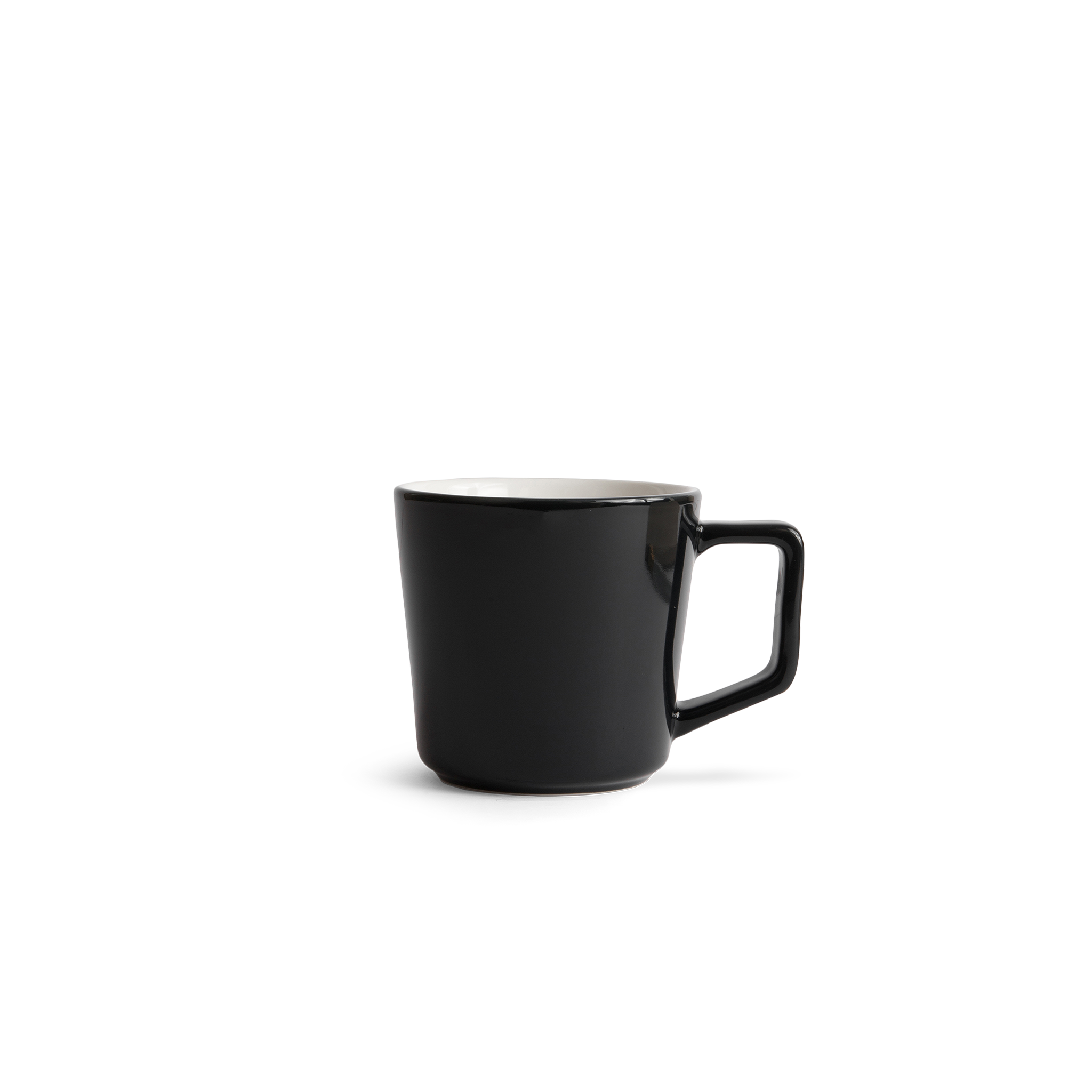 Tasse à café coudée de 12 oz - Noir
