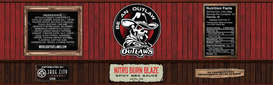 Nitro Burn Blaze : Spicy BBQ Sauce